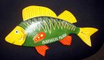 Деревянная рыба на заказ Окунь-20-см