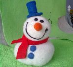 Снеговик елочная игрушка