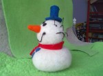 Снеговик игрушка из войлока