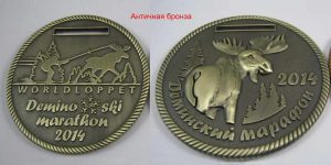 античная бронза медаль