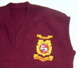 Вышитый логотип на Вязаном жилете Вышитый логотип на Вязаном жилете