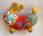 Заяц валяная игрушка на заказ Заяц валяная игрушка на заказ