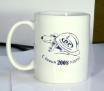 Кружка деколь 1 цвет