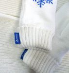 жакардовая бирка варежка