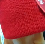 вязка шапки ровная (не резинка)