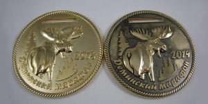 покрытие медали золото бронза