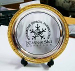 сувенирная тарелка металл