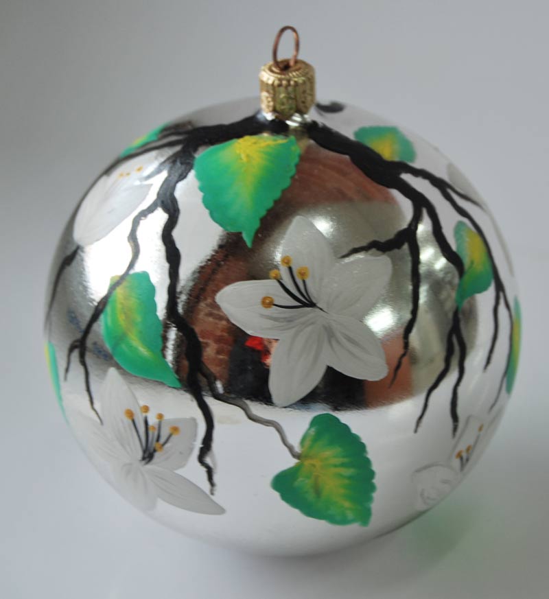 Новогодний шар ручной работы